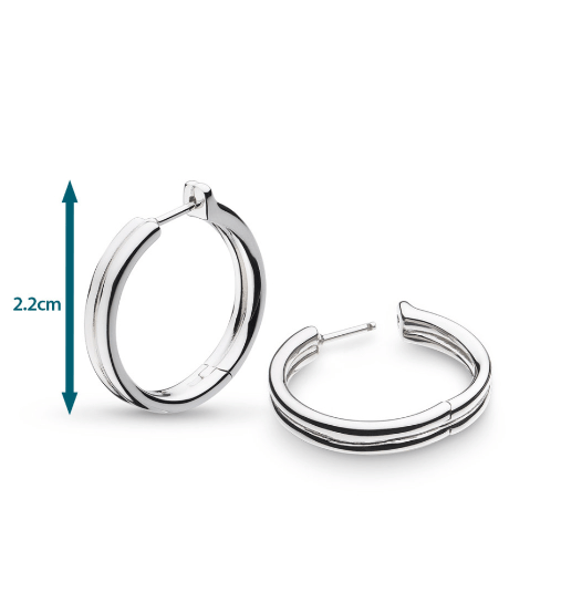 Bevel Unity Maxi Hoop Earrings Earrings Kit Heath