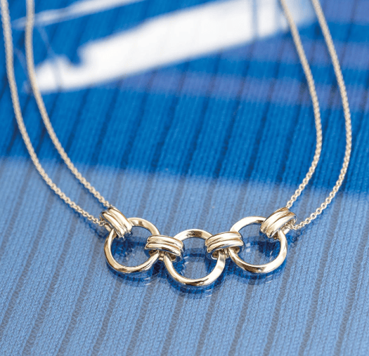 Bevel Unity Twin Chain Necklace Necklaces Kit Heath