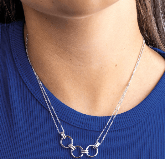 Bevel Unity Twin Chain Necklace Necklaces Kit Heath