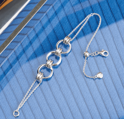 Bevel Unity Twin Chain Slider Bracelet Bracelet Kit Heath