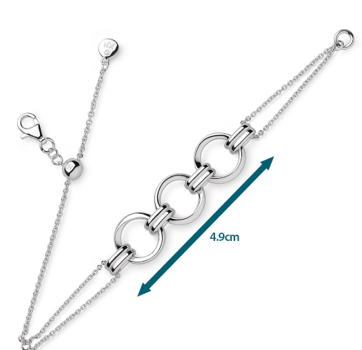 Bevel Unity Twin Chain Slider Bracelet Bracelet Kit Heath