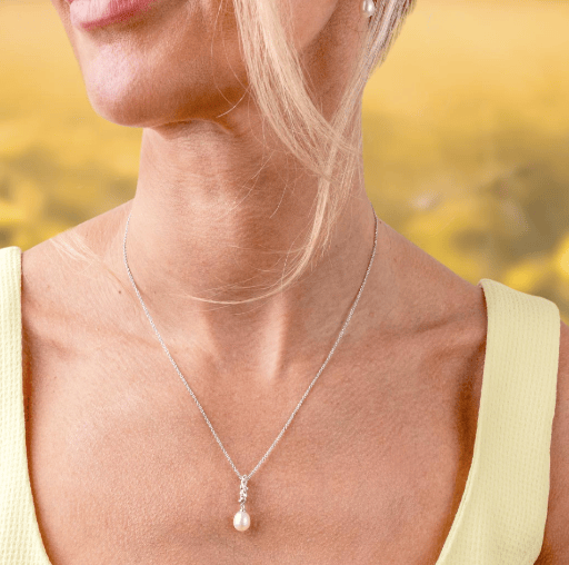 Blossom Honey Flower Oval Pearl Necklace Necklace Kit Heath