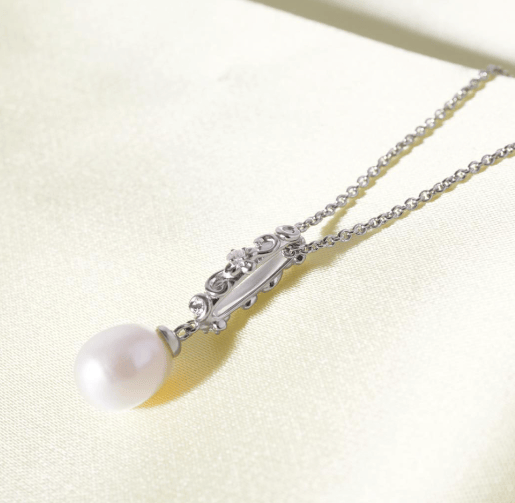 Blossom Honey Flower Oval Pearl Necklace Necklace Kit Heath