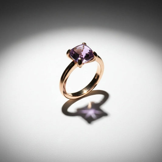 Buchwald 3.00ct amethyst ring set in 18ct rose gold Ring Buchwald