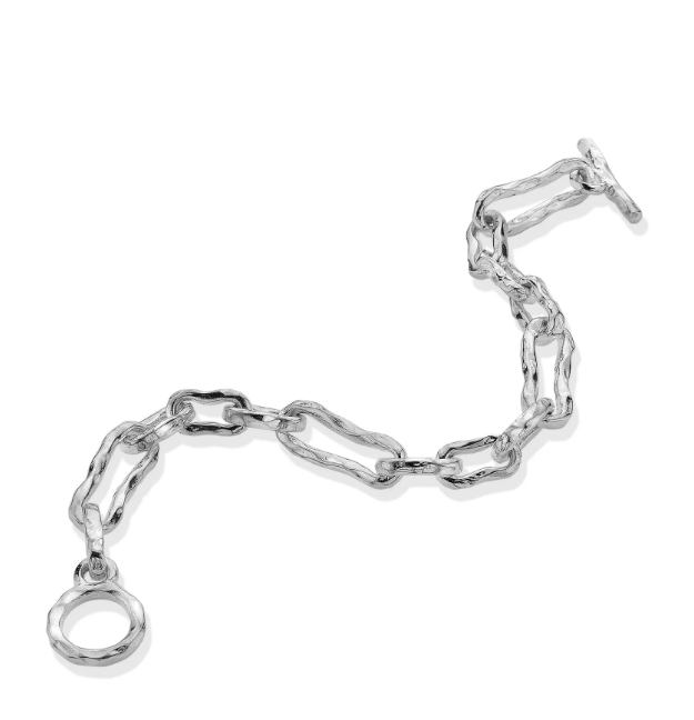 Chunky Silver Odessa Bracelet Bracelet Sea Gems Ltd