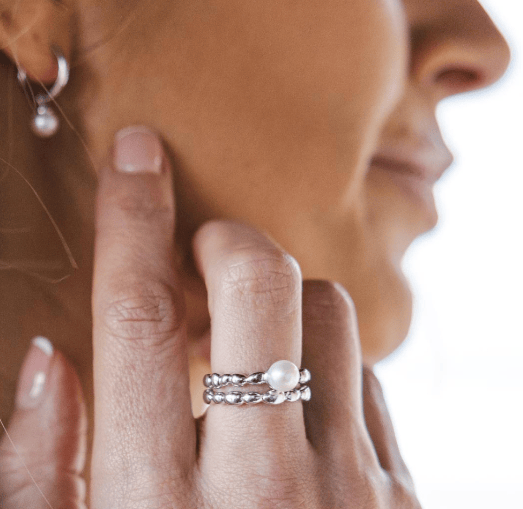 Coast Pebble Pearl Ring ring Kit Heath