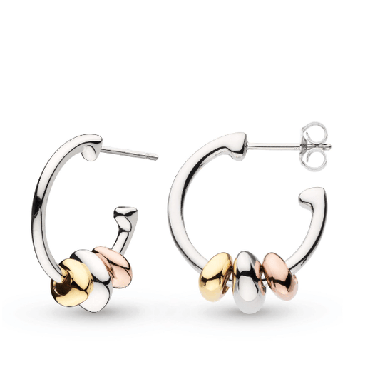 Coast Tumble Golden Hoop Earrings Earrings Kit Heath