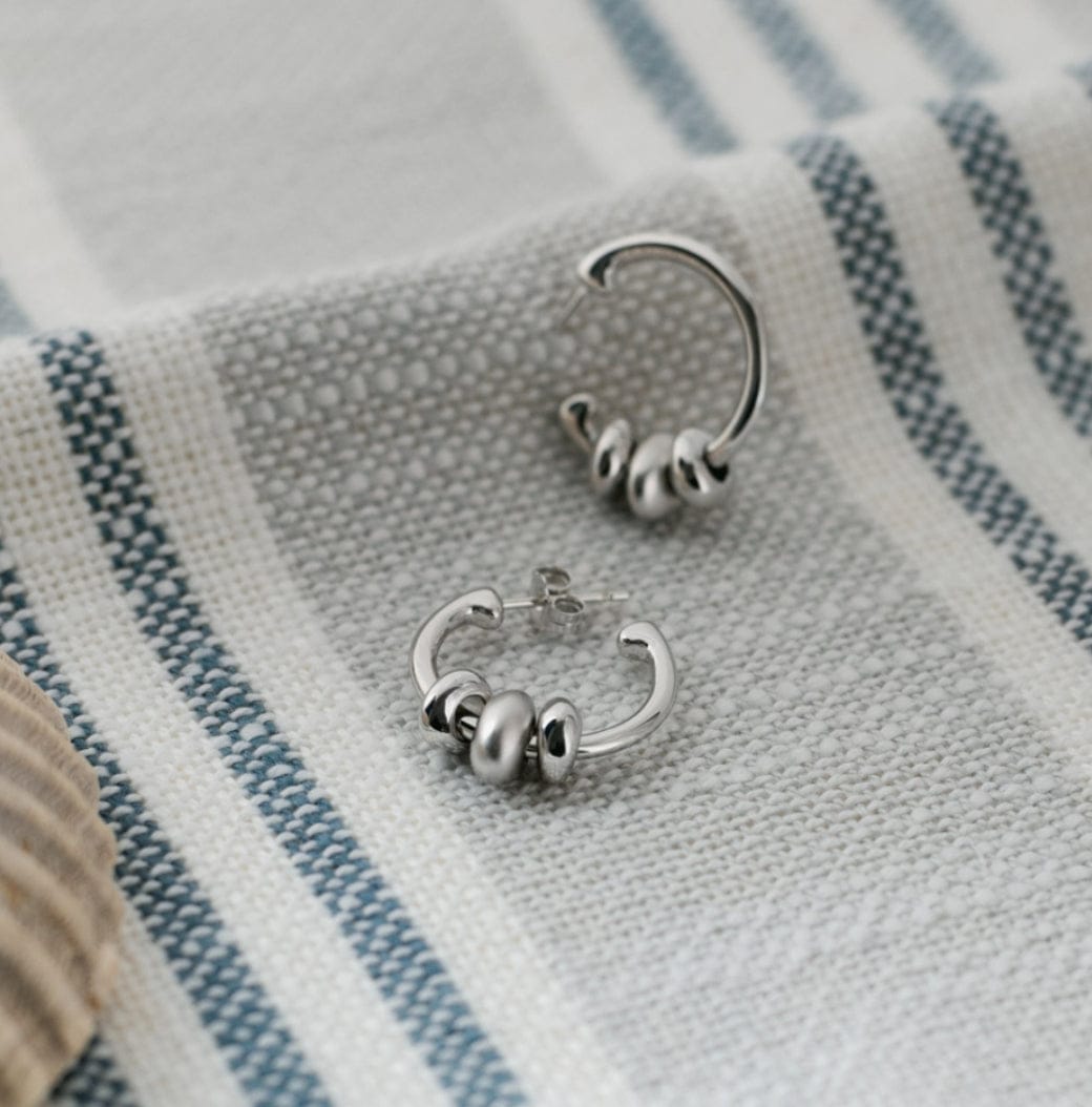 Coast Tumble Sand Hoop Earrings Earring Kit Heath