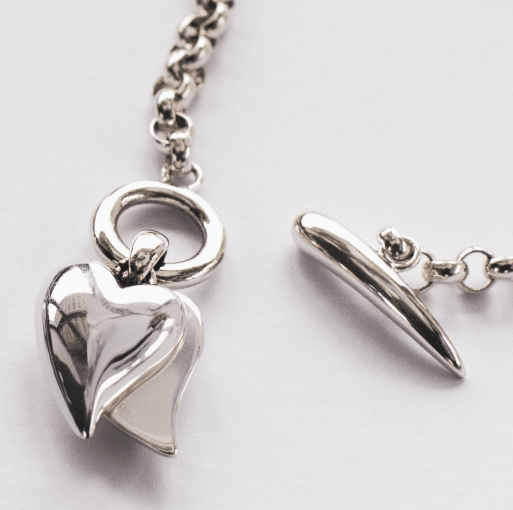 Desire Love Duet Heart T-Bar Necklace Necklace Kit Heath