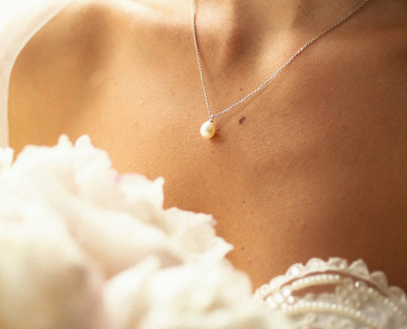 Favourite Pearl Drop Necklace Pendant Claudia Bradby