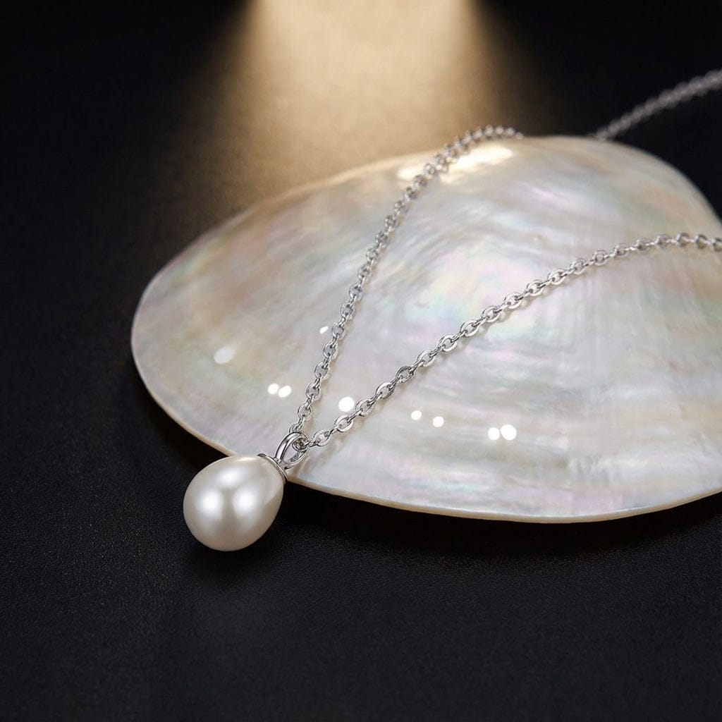 Favourite Pearl Drop Necklace Pendant Claudia Bradby