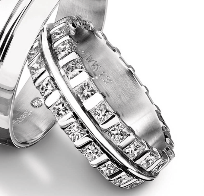 Furrer Jacot Full set TWVS 2.43 ct diamond palladium ring Ring Furrer Jacot