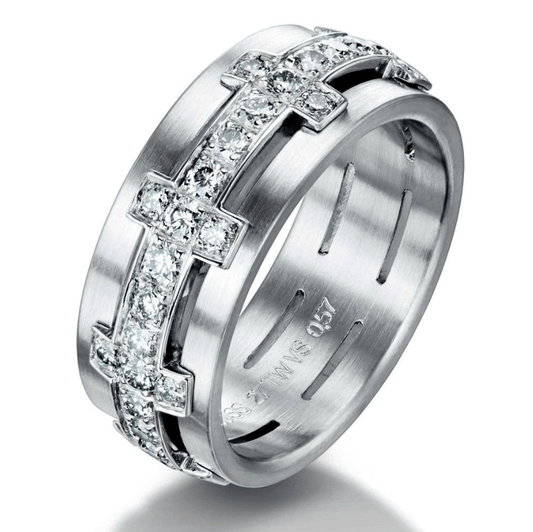 Furrer Jacot Platinum 1.04ct TWVS diamond chilli pepper rings Ring Furrer Jacot