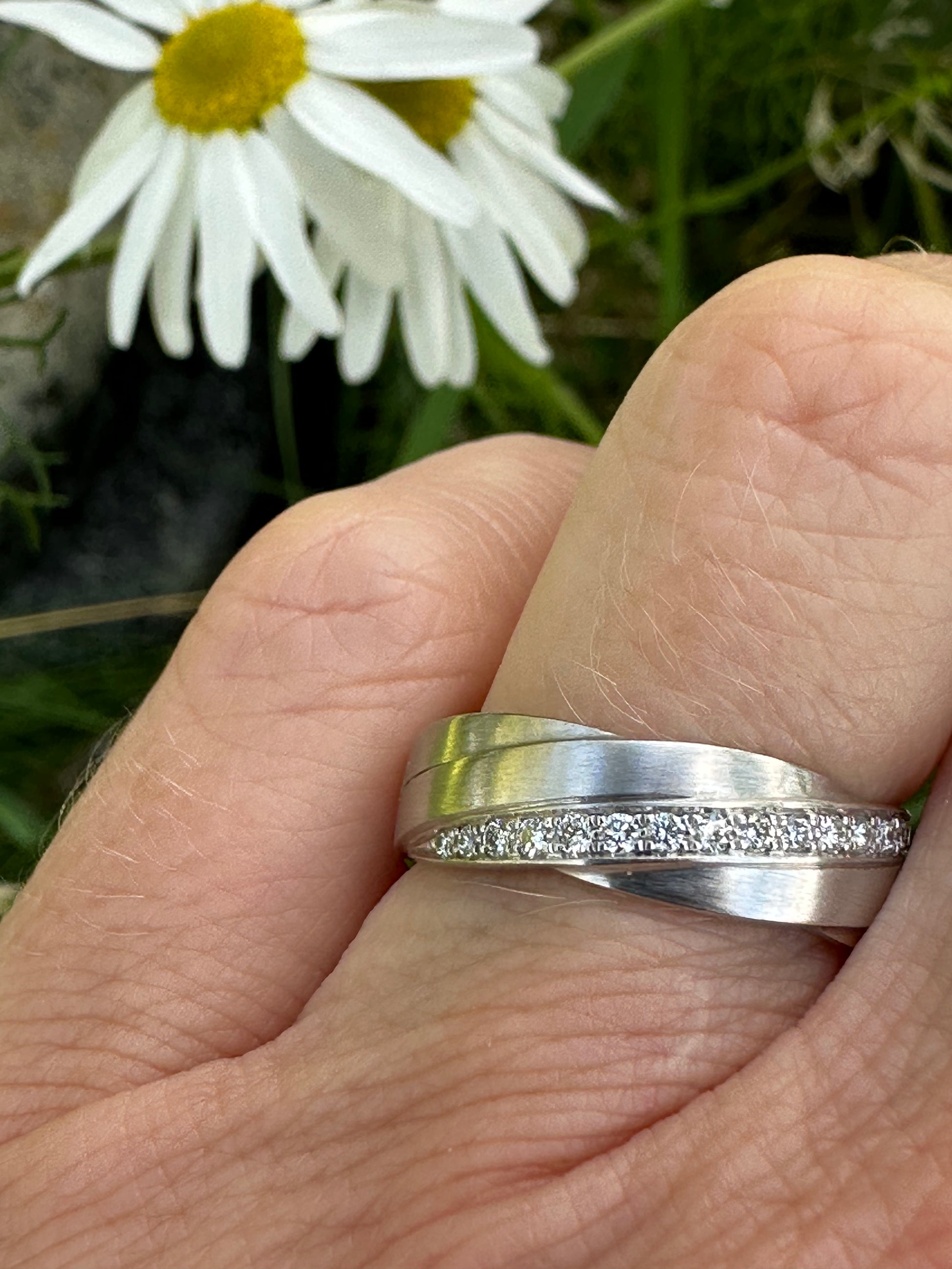 Furrer Jacot white gold TWVS 0.12ct diamond wedding ring Ring Furrer Jacot