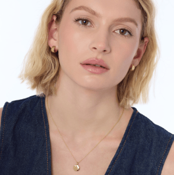 Earrings Golden Mirage Reflect Golden Hoop Earrings