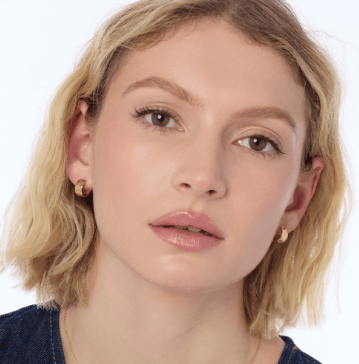 Earrings Golden Mirage Reflect Golden Hoop Earrings