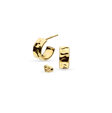 Earrings Golden Mirage Reflect Golden Hoop Earrings