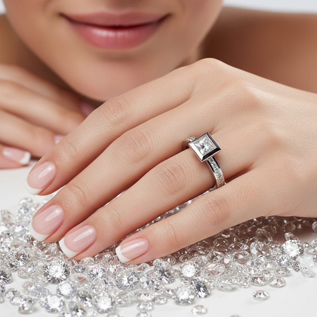 Henrich and Denzel Platinum 0.50ct Certified Natural Diamond ring Ring Henrich & Denzel