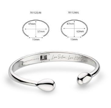 Hinged Smooth Coast Pebble Bangle Bangle Kit Heath