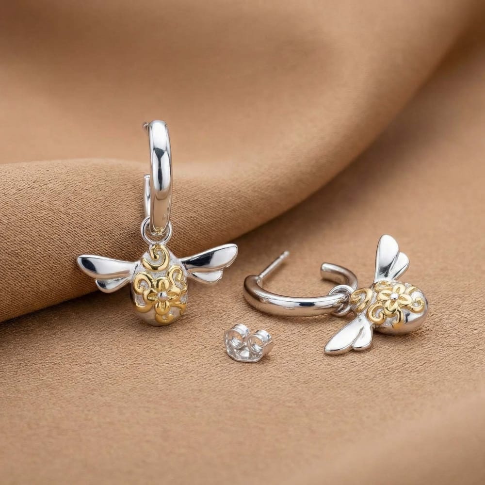Honey Bee Hoop Earrings Earrings Kit Heath