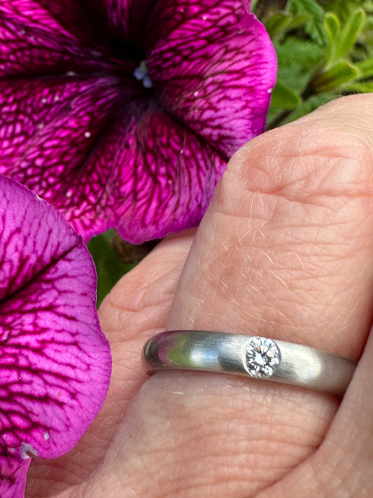 Ladies Platinum 0.10ct TW VS1 diamond ring Ring Gerstner   