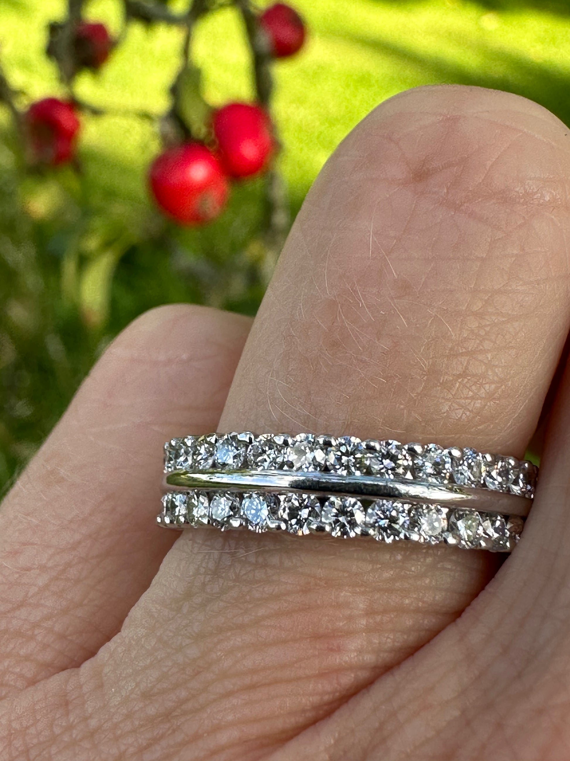 Furrer Jacot 18ct white gold full set TWVS 2.10ct diamond ring Ring Furrer Jacot