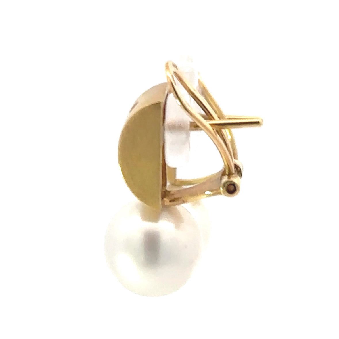 18ct gold southsea pearl diamond earrings Earrings Rock Lobster   
