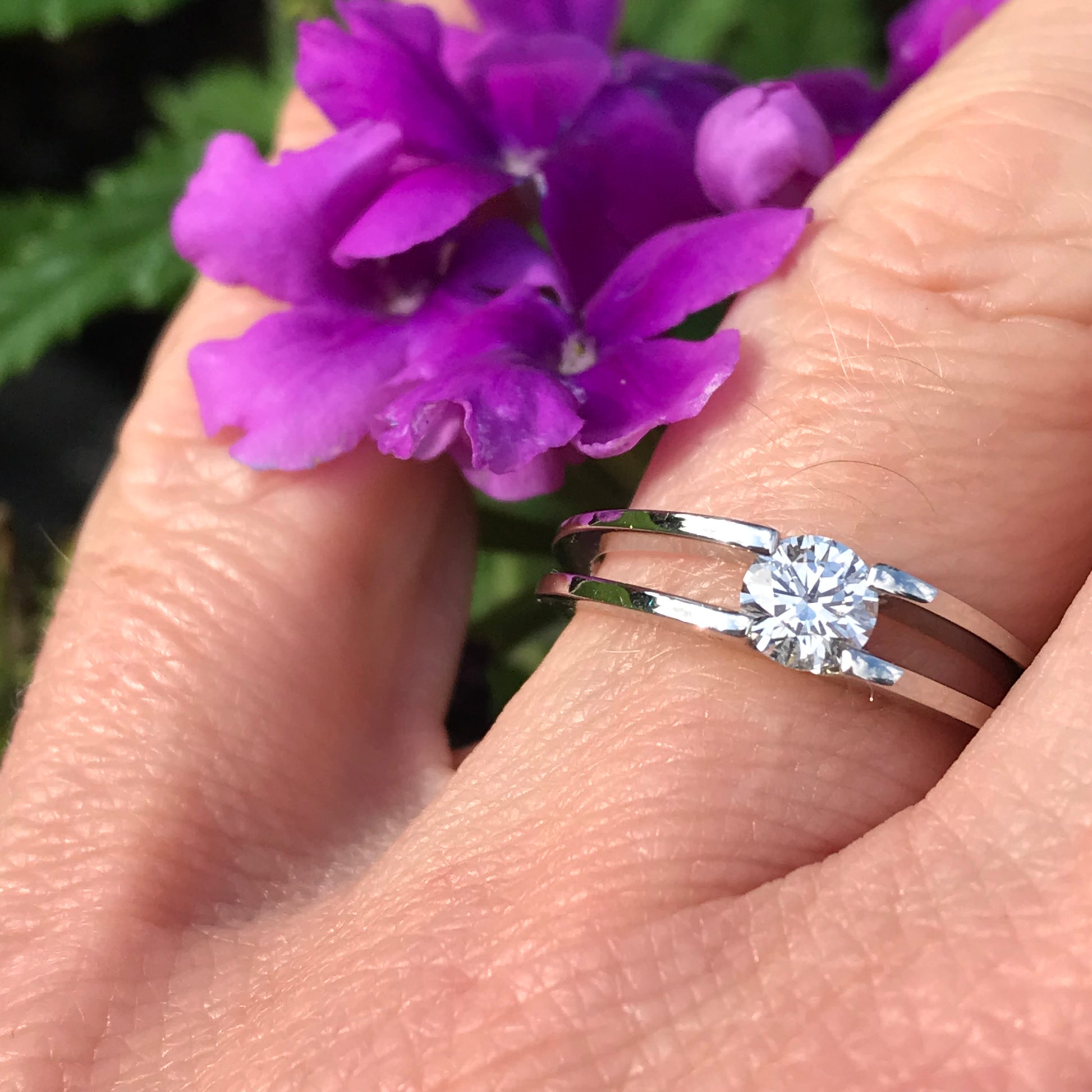 Platinum 0.40ct natural diamond solitaire split shank ring Ring Christopher Wharton   