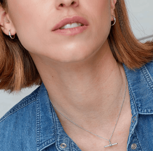 Marina Rope Bar Hinged Hoop Earrings Earrings Kit Heath