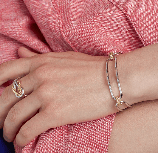 Marina Rope Bar Link Golden Toggle Bracelet Bracelet Kit Heath