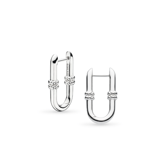 Marina Rope Bar Link Hinged Hoop Earrings Earrings Kit Heath