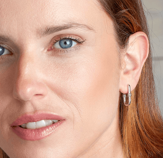 Marina Rope Bar Link Hinged Hoop Earrings Earrings Kit Heath