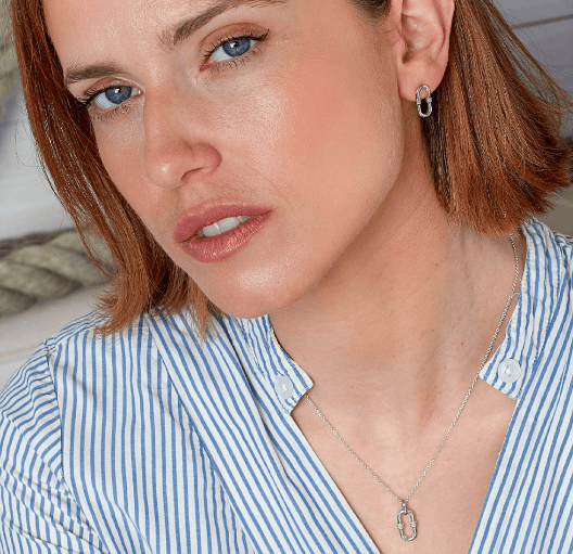 Marina Rope Bar Link Stud Earrings Earrings Kit Heath