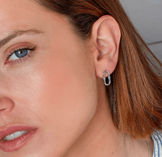 Marina Rope Bar Link Stud Earrings Earrings Kit Heath