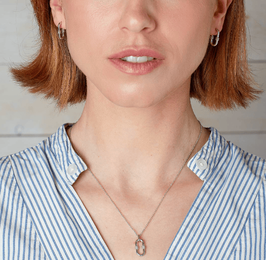 Marina Rope Bar Link Stud Hoop Earrings Earrings Kit Heath