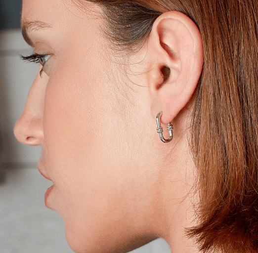 Marina Rope Bar Link Stud Hoop Earrings Earrings Kit Heath