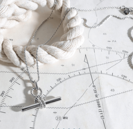 Marina Rope Knot T-Bar Grande Necklace Necklace Kit Heath