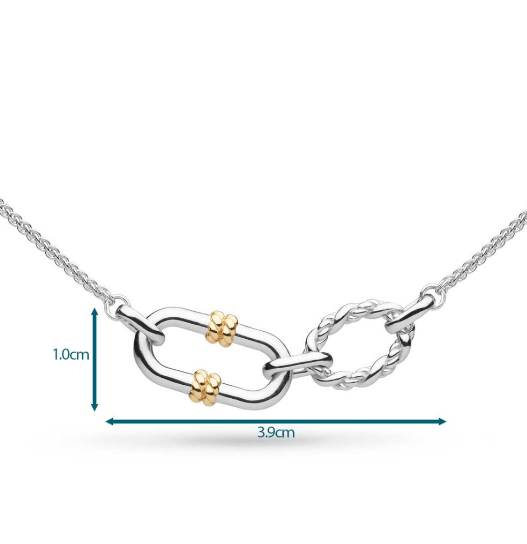Marina Rope Link Duo Golden Necklace Necklace Kit Heath