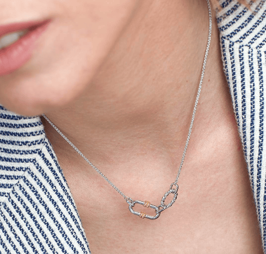 Marina Rope Link Duo Golden Necklace Necklace Kit Heath