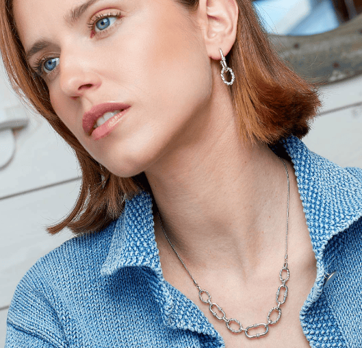 Marina Rope Link Duo Graduated Chain Necklace Necklace Kit Heath