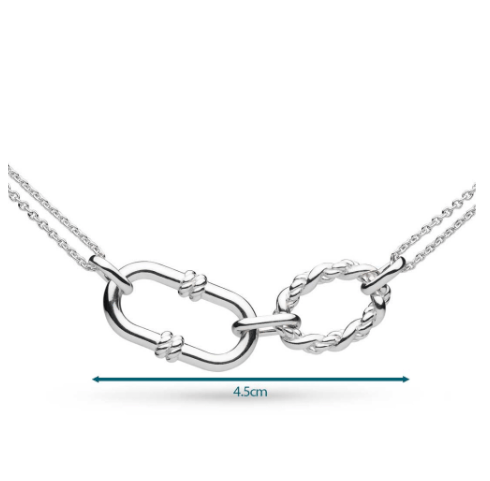Marina Rope Link Duo Grande Twin Chain Necklace Necklace Kit Heath
