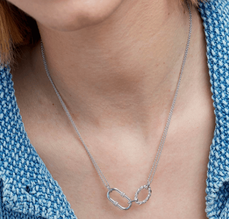 Marina Rope Link Duo Grande Twin Chain Necklace Necklace Kit Heath