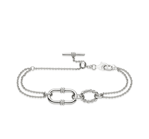 Marina Rope Link Duo Grande Twin Chain Slider Bracelet Bracelet Kit Heath
