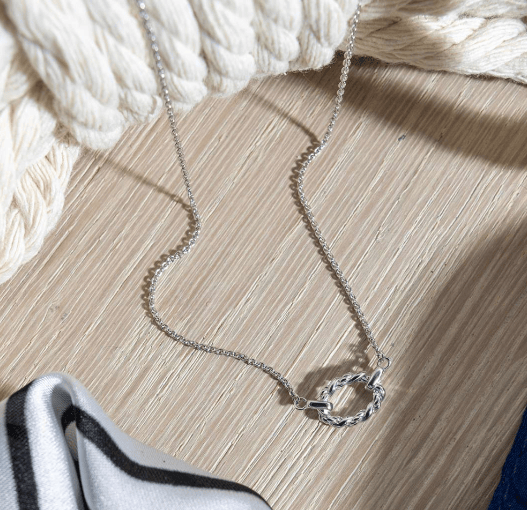 Marina Rope Twist Oval Mini Necklet Necklace Kit Heath