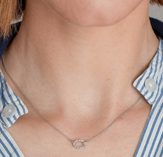 Marina Rope Twist Oval Mini Necklet Necklace Kit Heath
