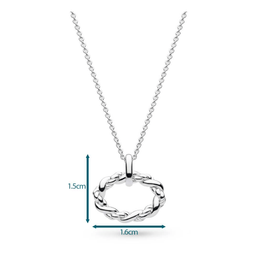 Marina Rope Twist Oval Necklace Necklace Kit Heath