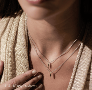Necklace Mini Golden Glint Two-Tone Necklace