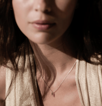Necklace Mini Golden Glint Two-Tone Necklace