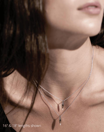Necklace Mini Silver Glint Necklace