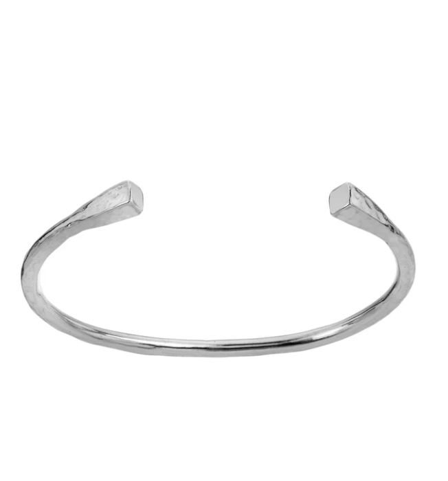 Molten Rock Silver Torq Cuff Bangle Bangle Sea Gems Ltd